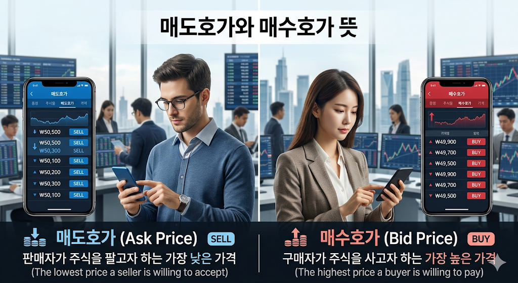매도호가와 매수호가 뜻