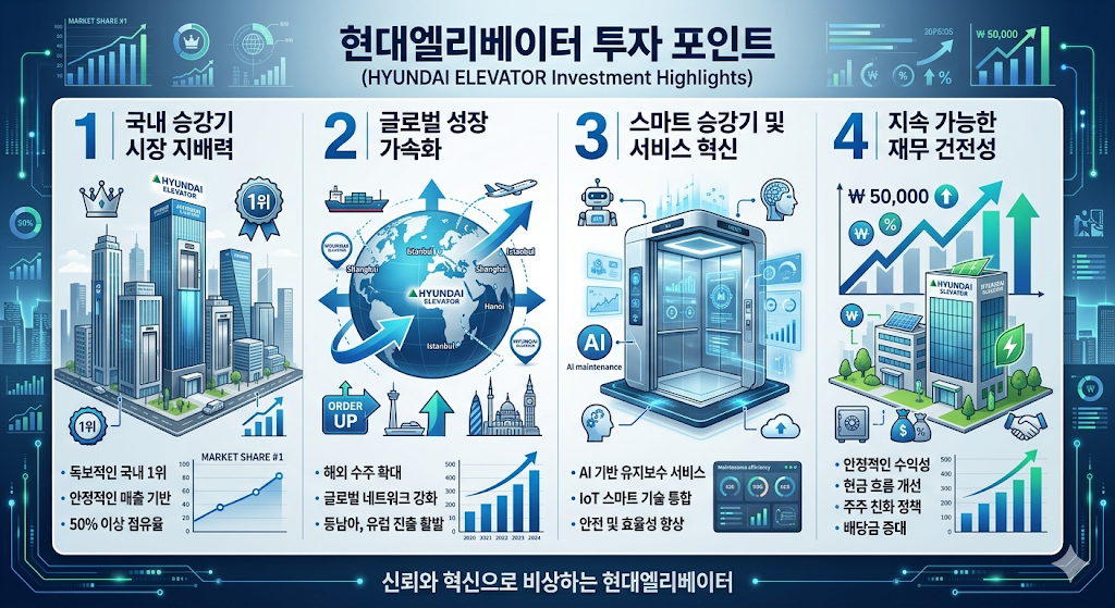 현대엘리베이터의 투자 포인트