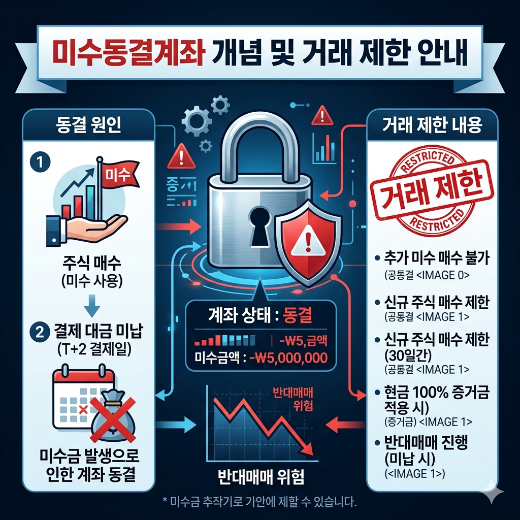 미수동결계좌