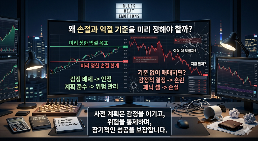 왜 손절과 익절 기준을 미리 정해야 할까