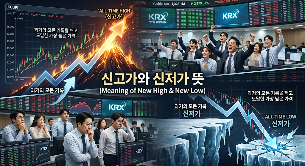 신고가와 신저가 뜻