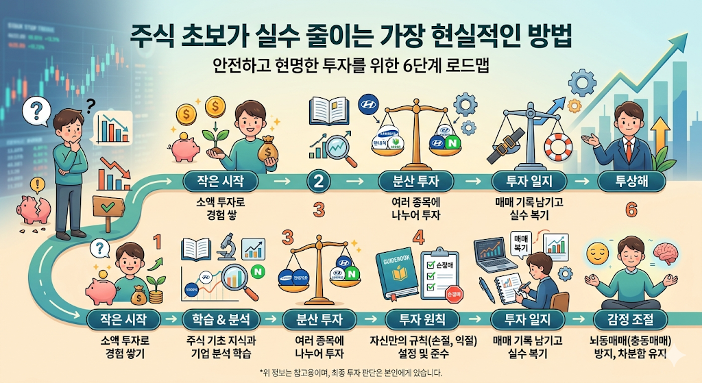 주식 초보가 실수 줄이는 가장 현실적인 방법