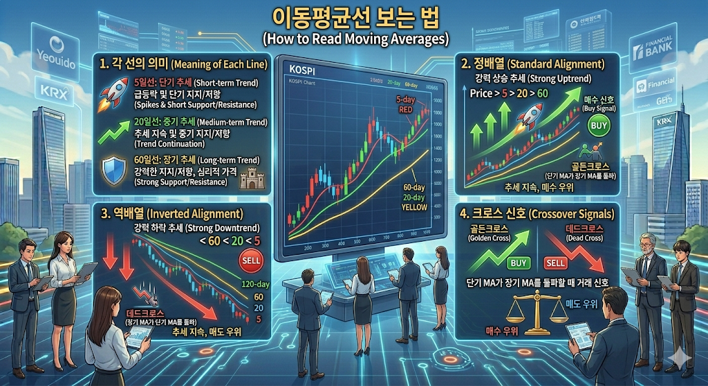 5일선 20일선 60일선 보는 법