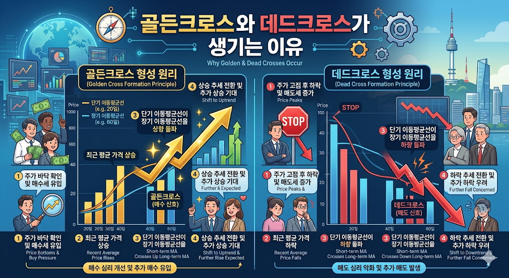 골든크로스와 데드크로스는 왜 생길까