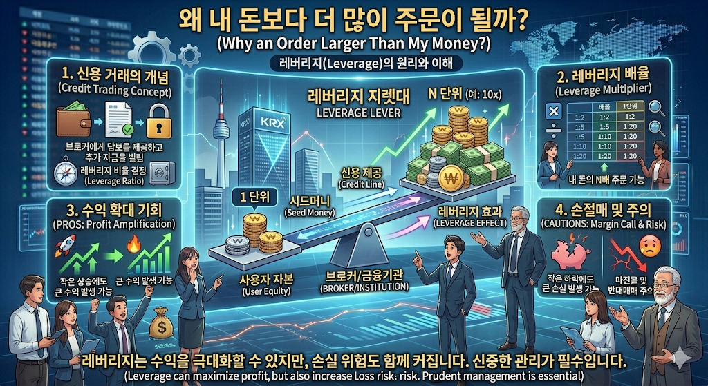 왜 내 돈보다 더 많이 주문이 될까