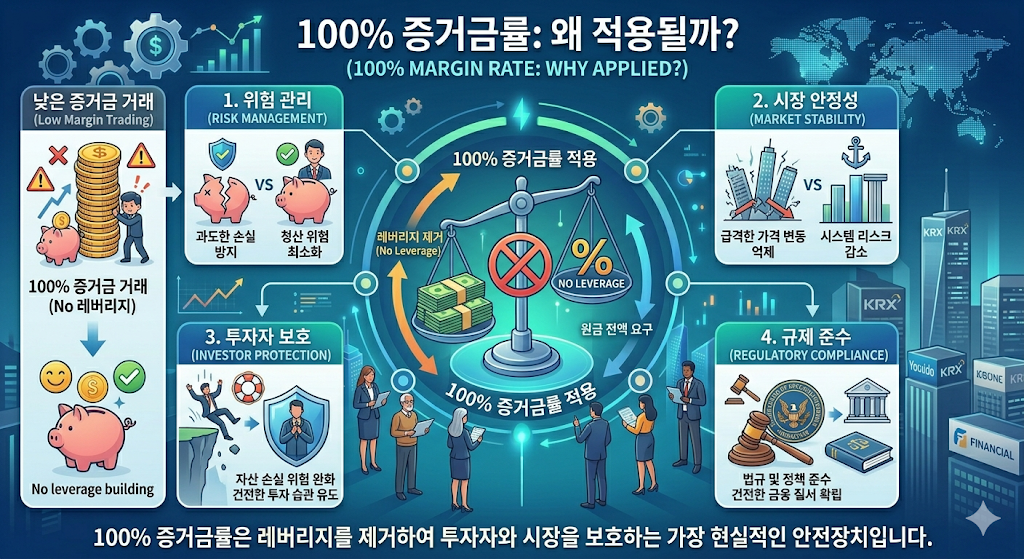 100% 증거금률은 왜 적용될까