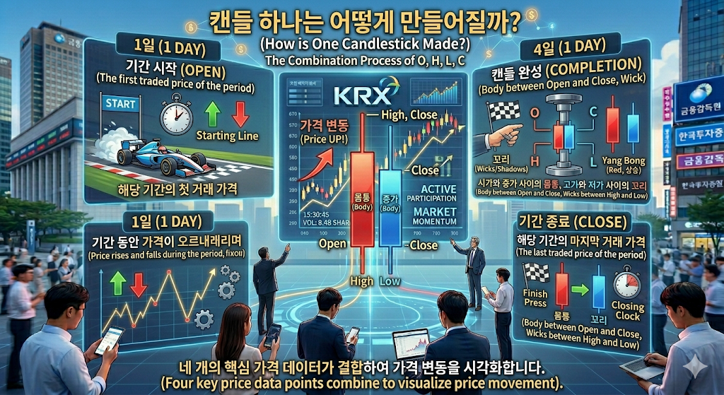 캔들 하나는 어떻게 만들어질까