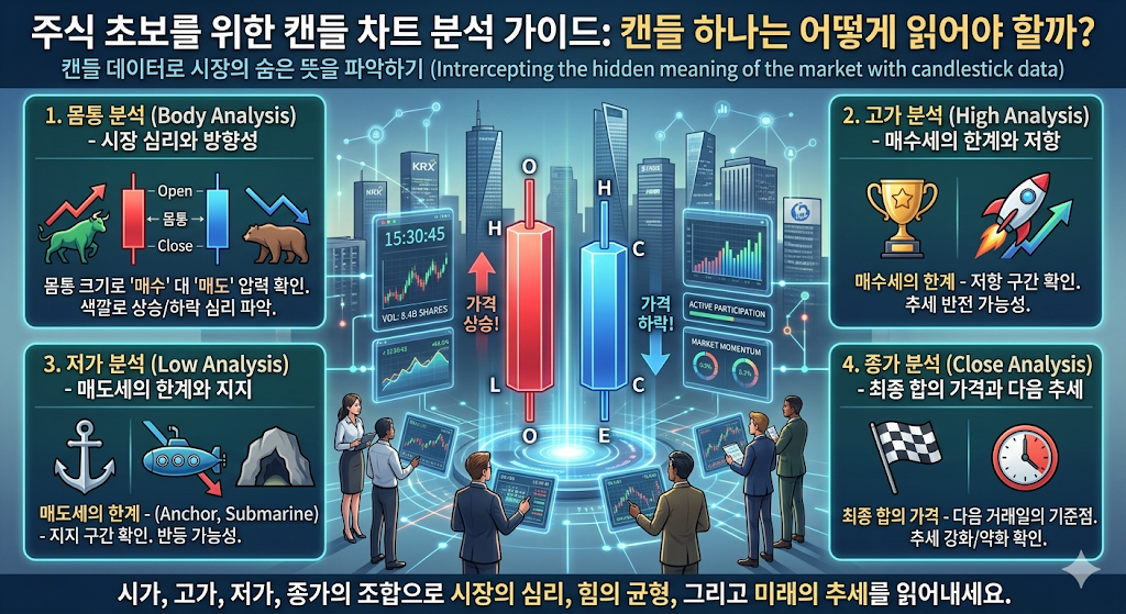 주식 초보는 캔들 하나를 어떻게 읽어야 할까