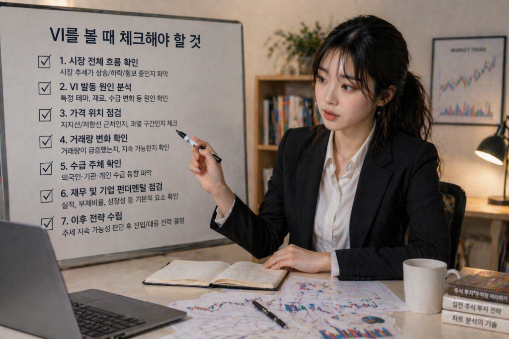 주식 초보가 VI를 볼 때 체크해야 할 것