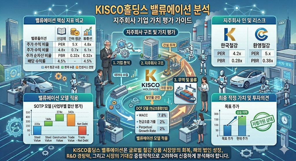 KISCO홀딩스 밸류에이션