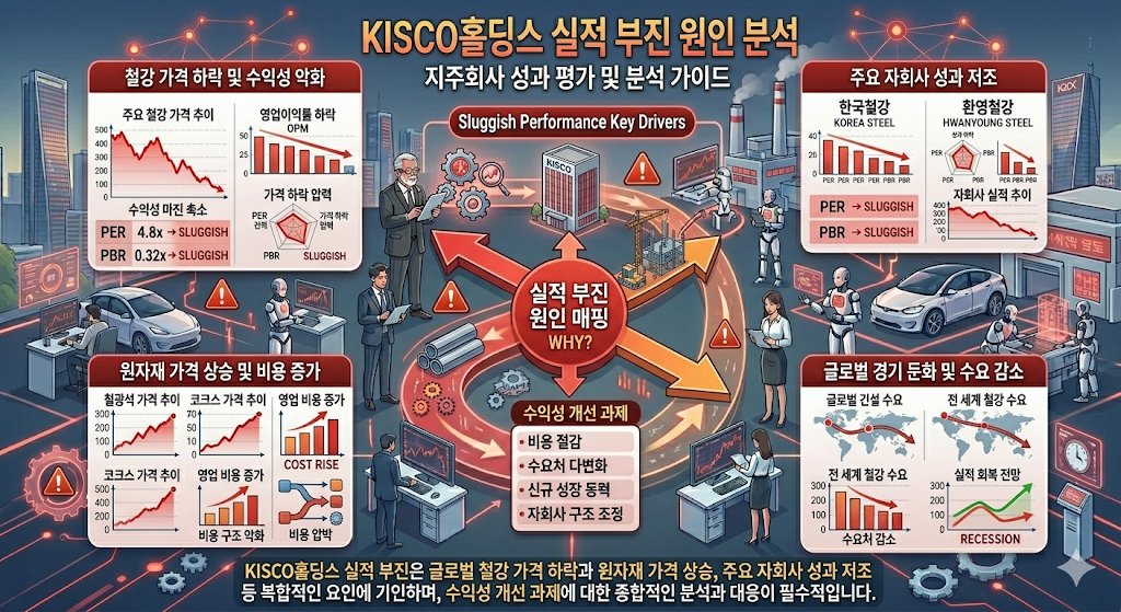 KISCO홀딩스 실적은 왜 부진할까?