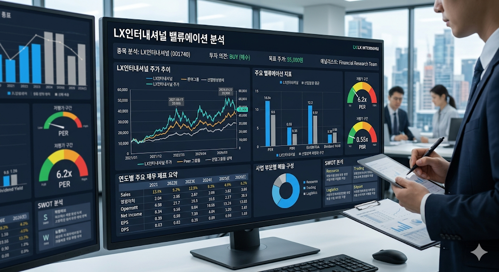 LX인터내셔널 밸류에이션 분석