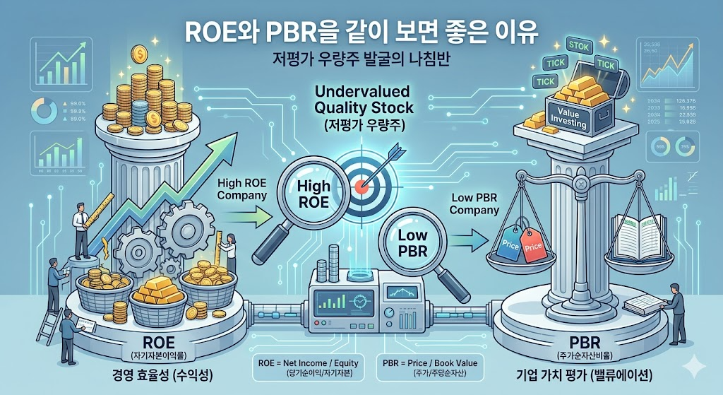 ROE와 PBR을 같이 보면 좋은 이유