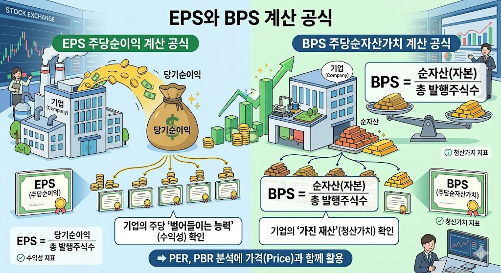 EPS와 BPS 계산 공식