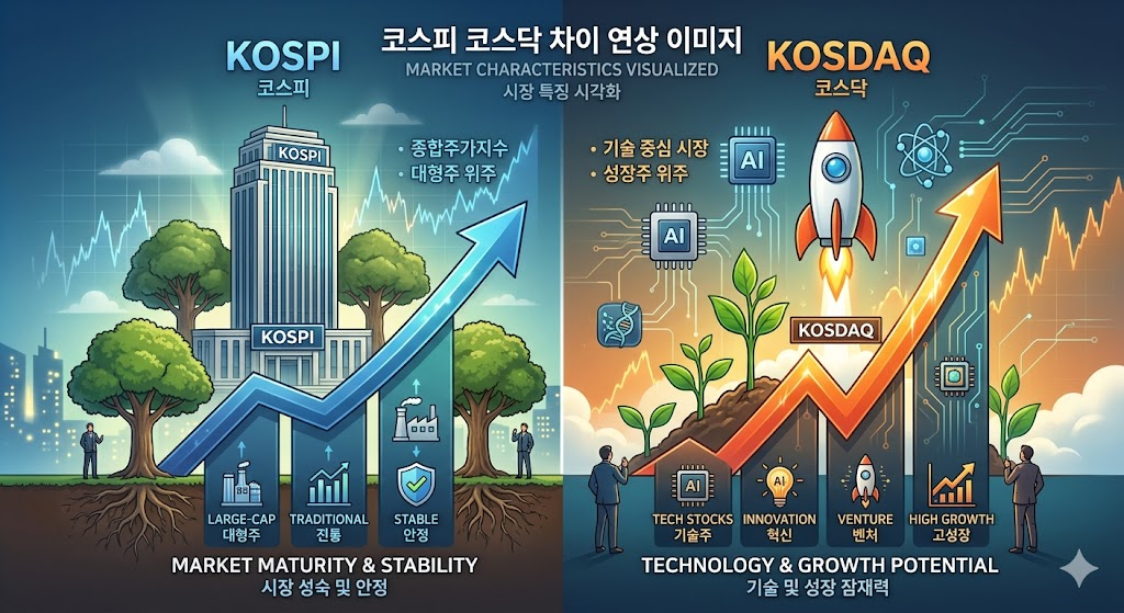 코스피와 코스닥 차이