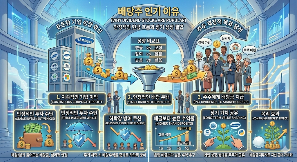 배당주가 인기 있는 이유