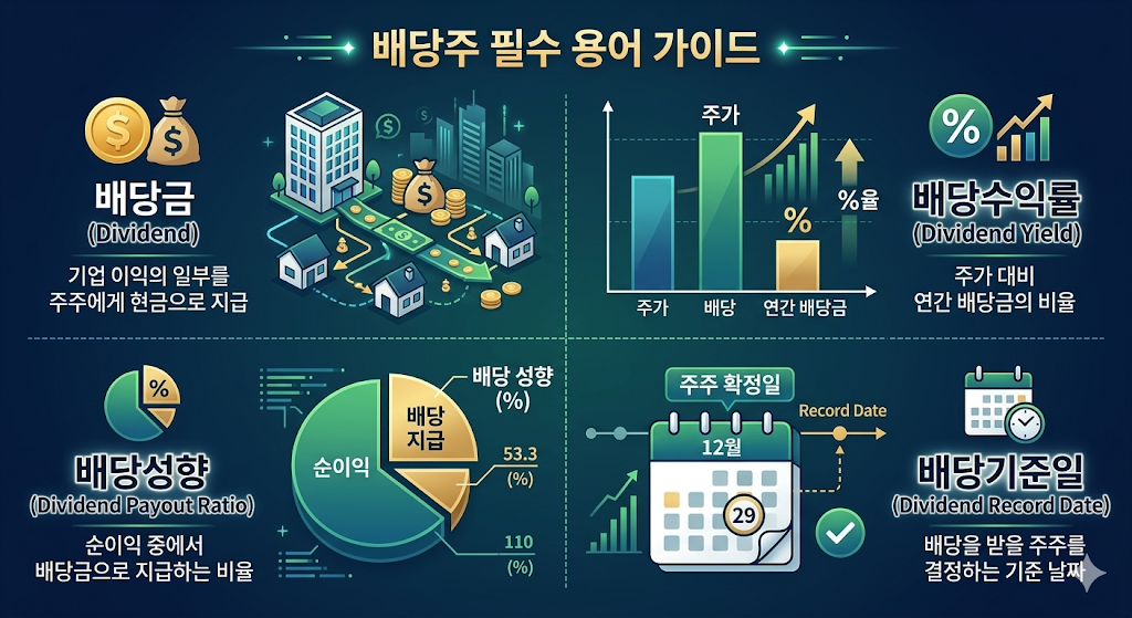 배당주 투자 전 꼭 알아야 할 핵심 용어
