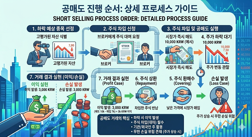 공매도 진행 순서