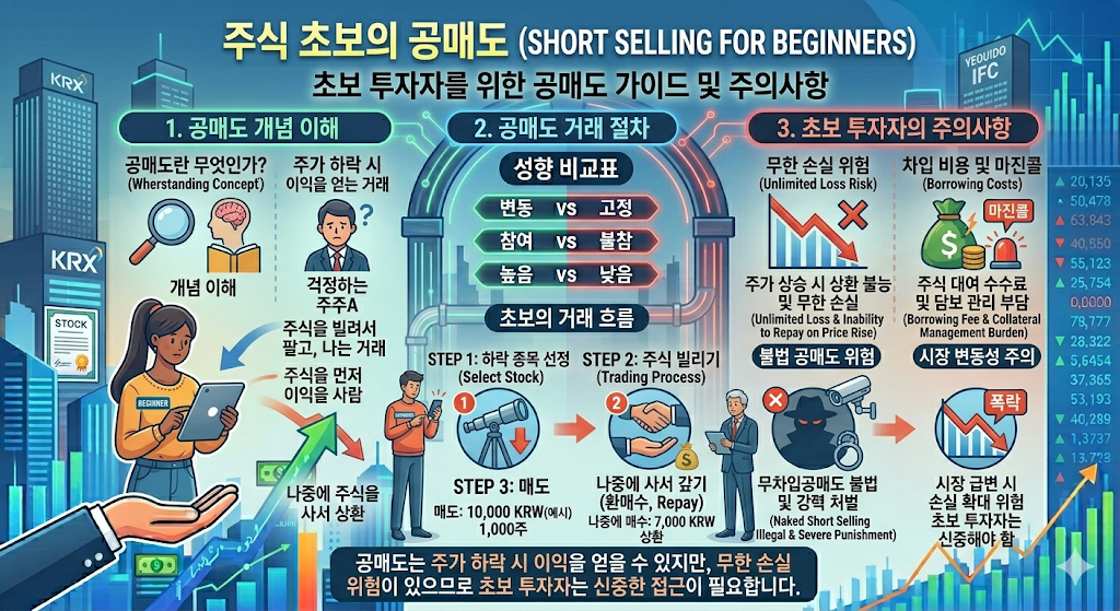 주식 초보가 공매도를 볼 때 꼭 알아야 할 점