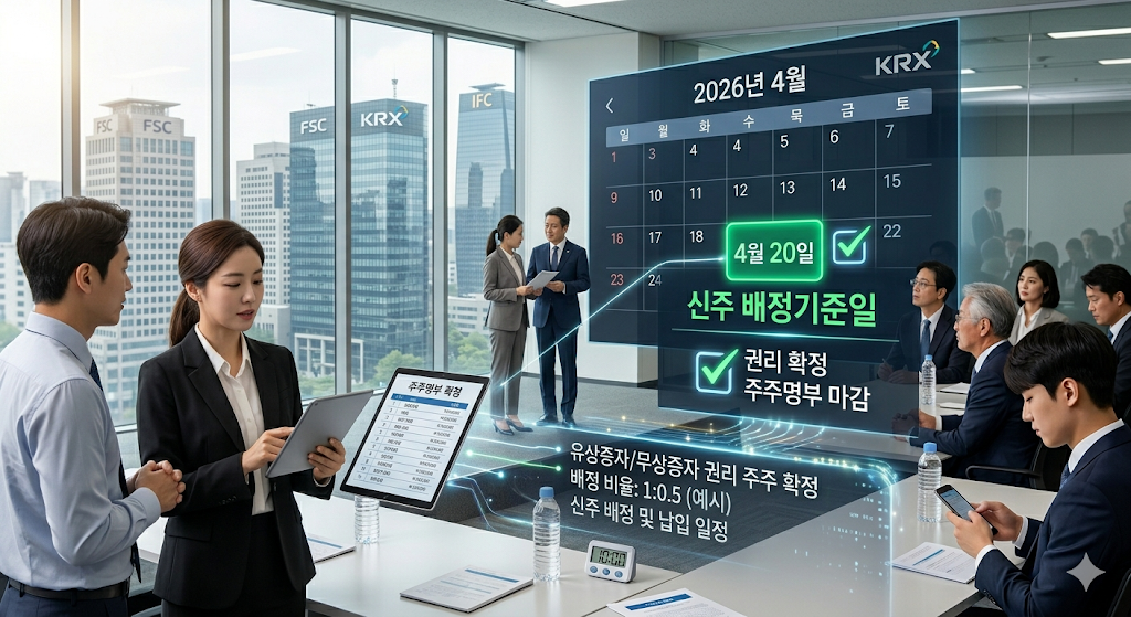 신주배정기준일