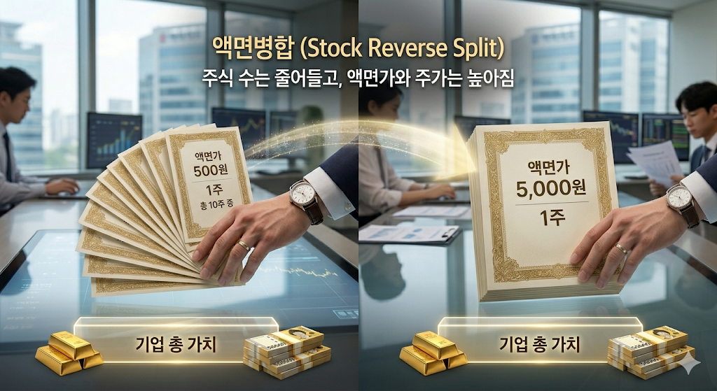 액면병합 뜻