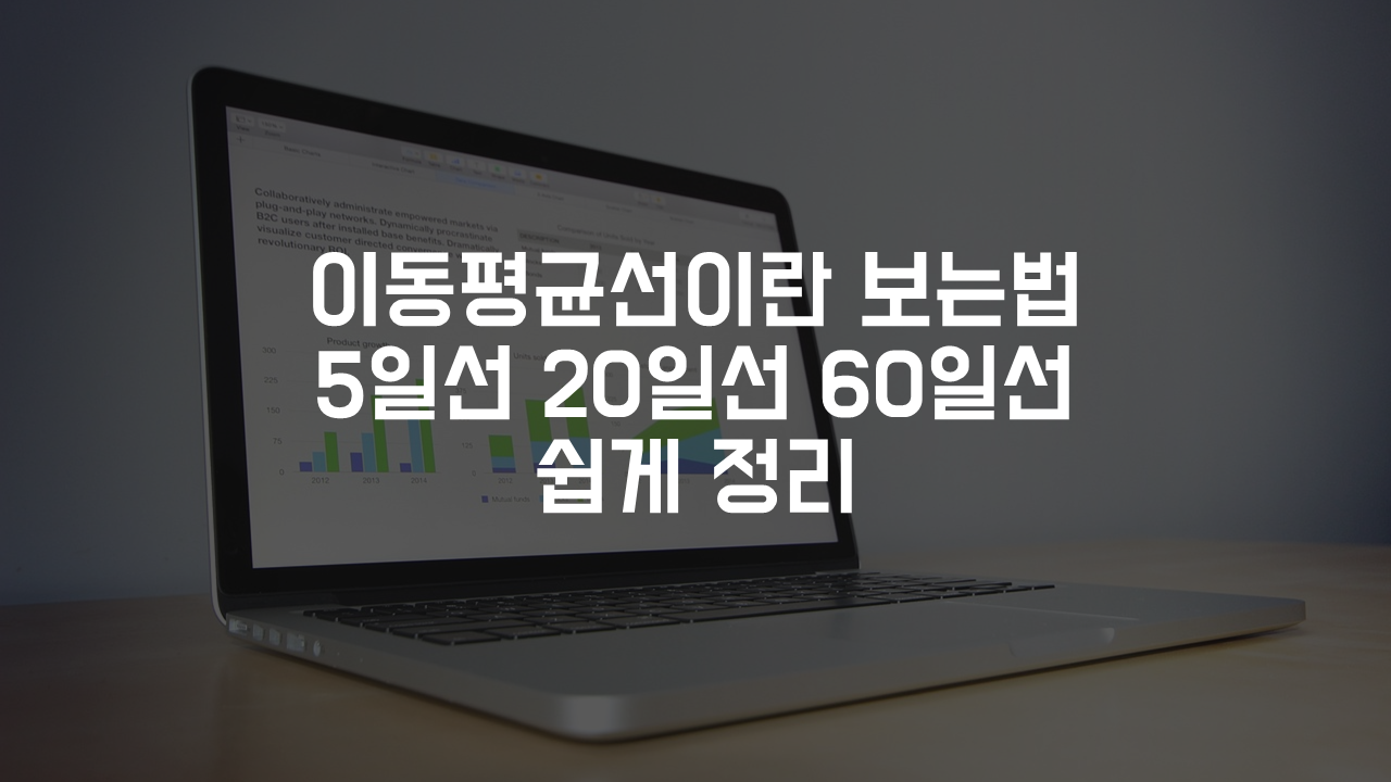 이동평균선이란 보는법